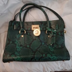 Michael kors python bag